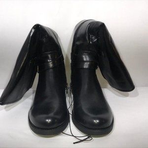 Baretraps Ladies Tall Riding Boot Zipper Faux Leather, BR-A